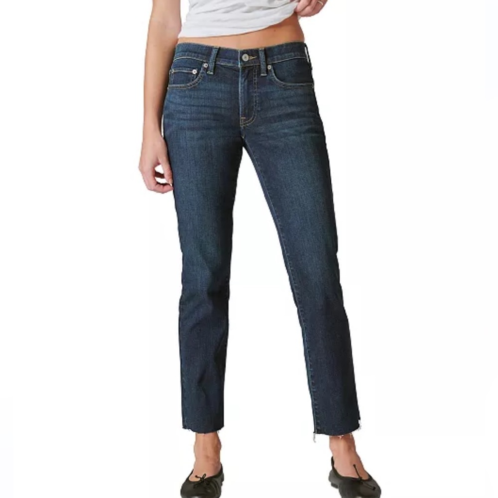 Lucky Brand Sweet N Crop Mid-rise Straight leg cropped denim Jeans Womens 4-27